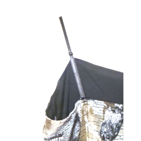 Spin Doctors Mini Dress M Luna Print Studded Owls Bats Birds Wolves Goth Witch - Picture 6 of 10